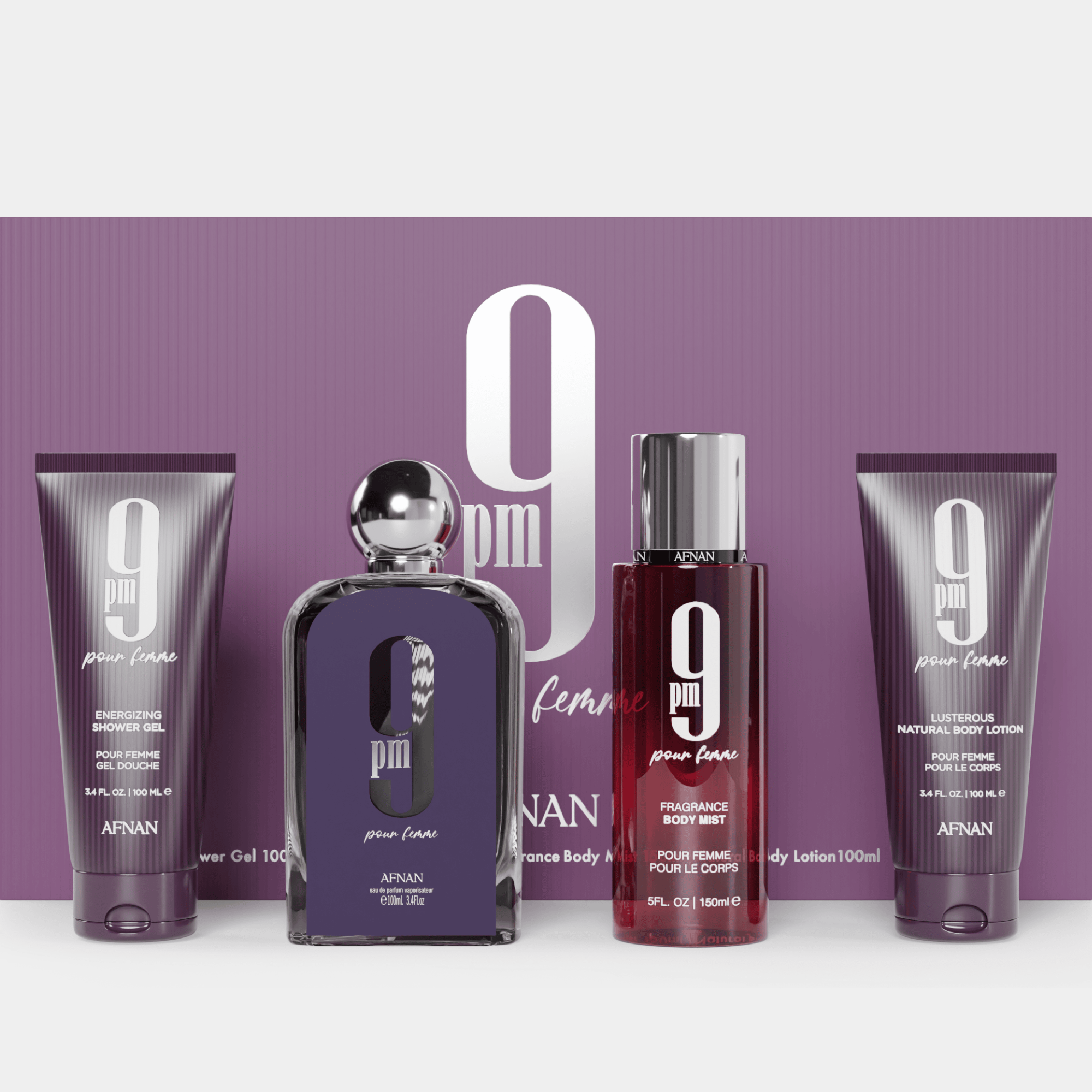 GESCHENKSET 9 PM POUR FEMME