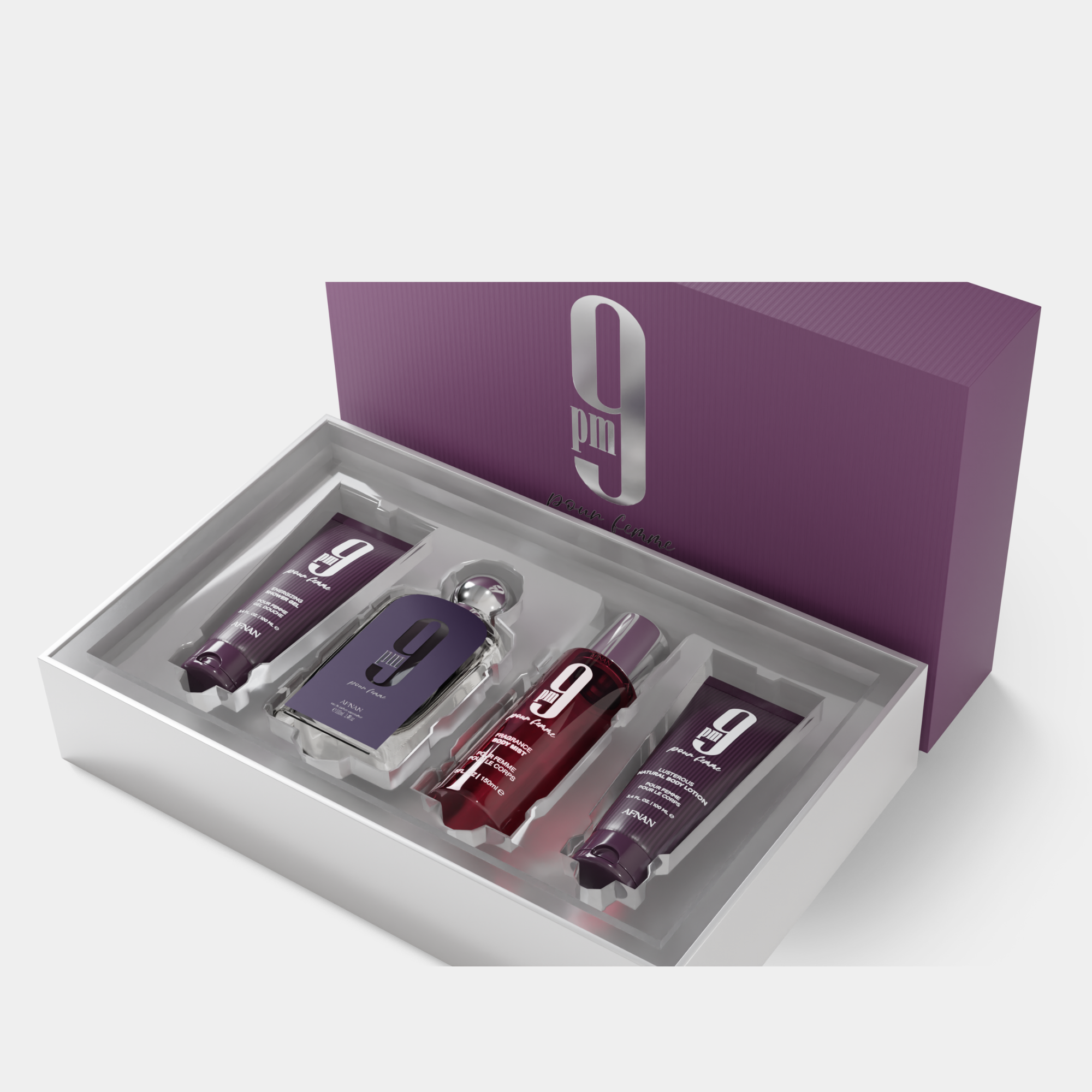 GESCHENKSET 9 PM POUR FEMME