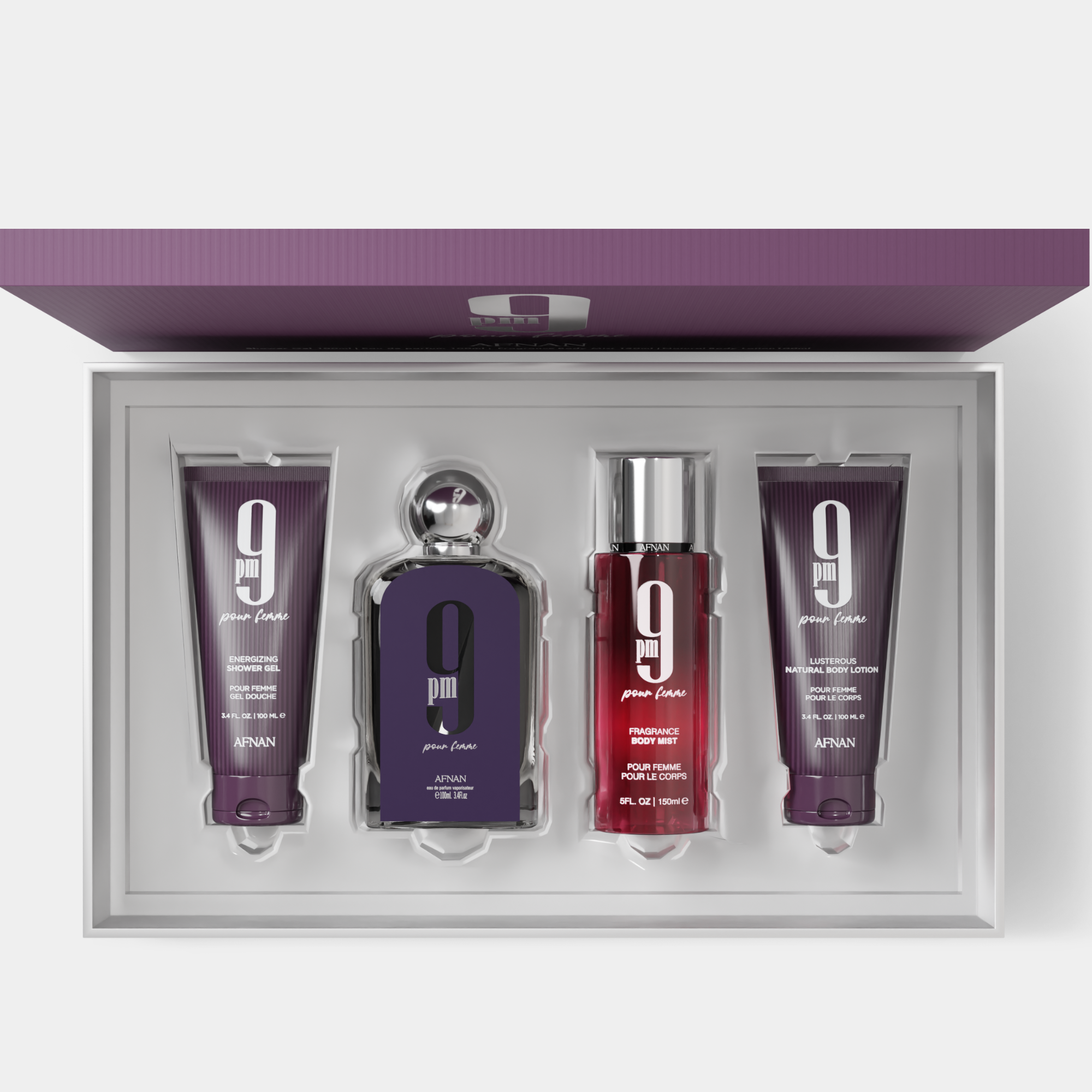GESCHENKSET 9 PM POUR FEMME